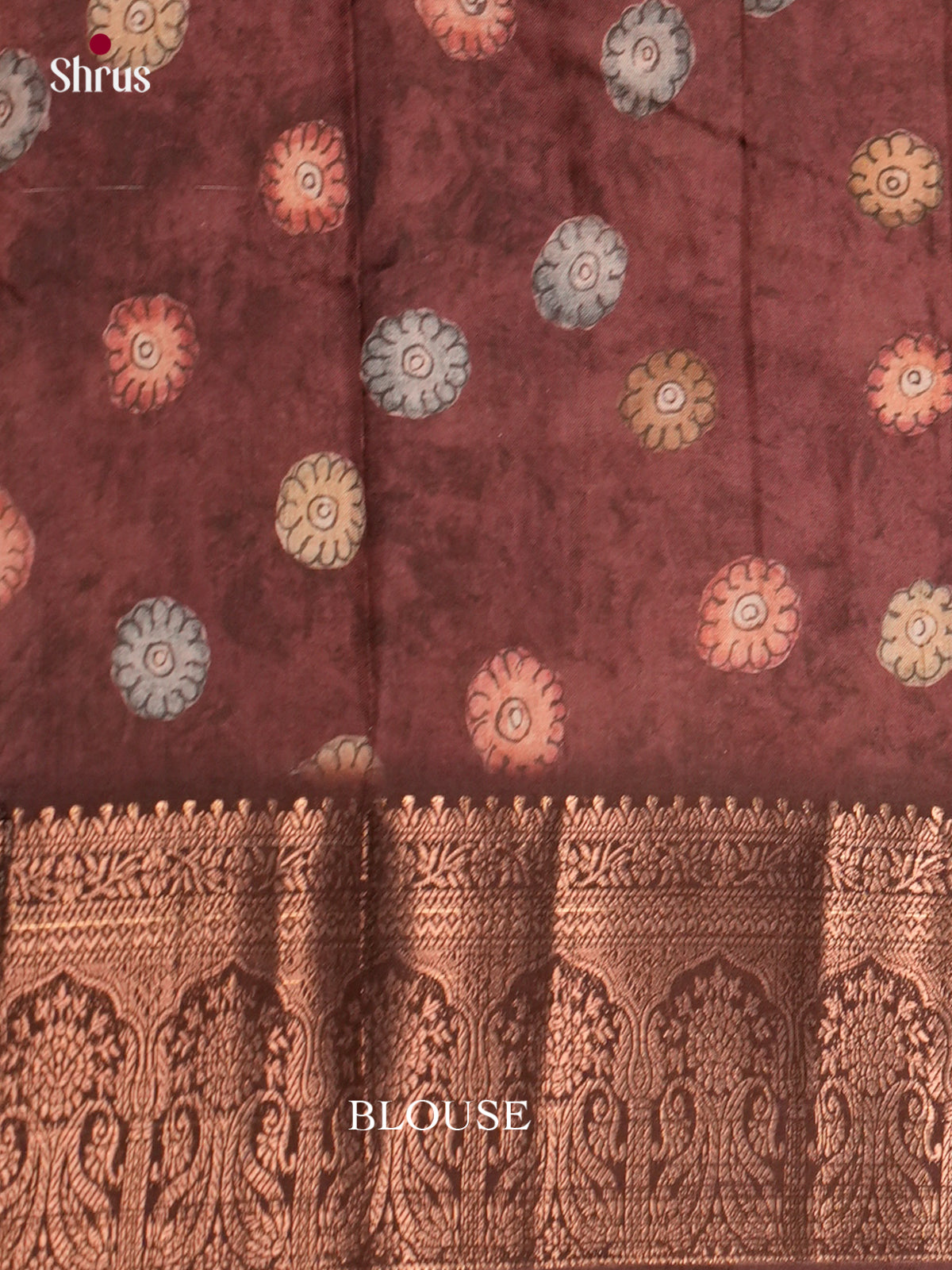 DAS22320 - Chennur-Print Saree - Shop on Shrus.com