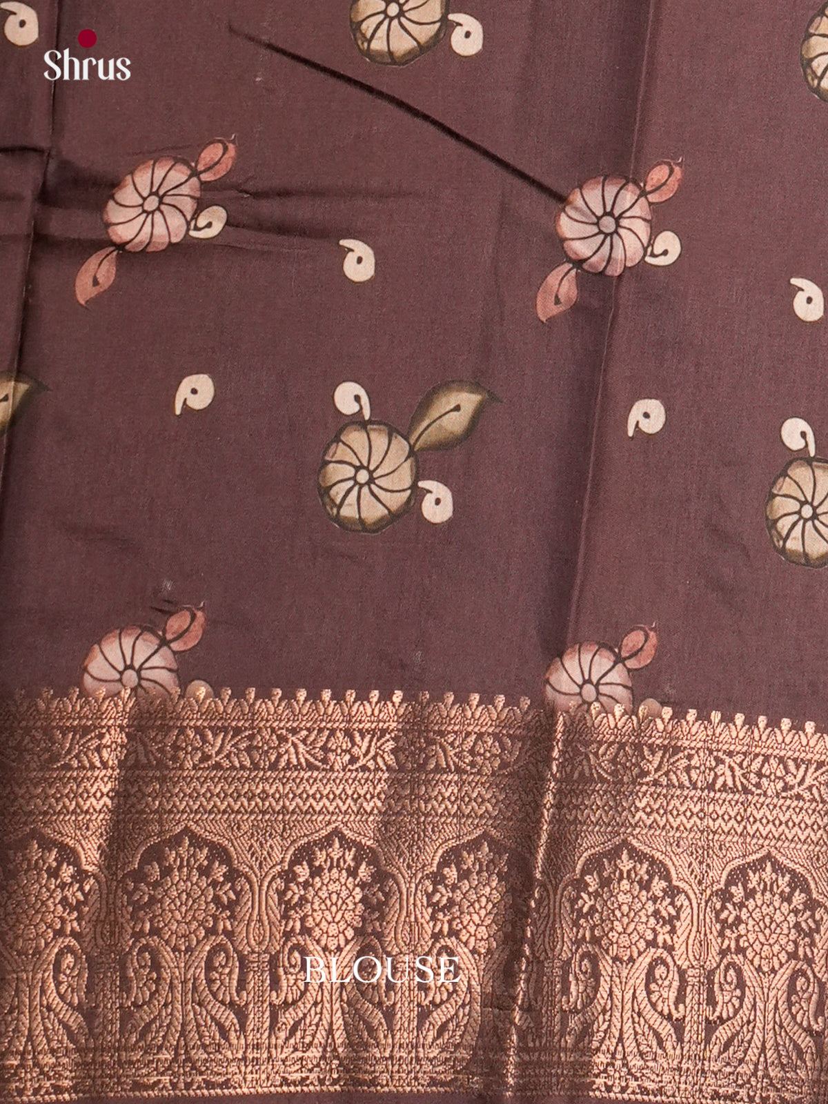 DAS22332 - Chennur-Print Saree - Shop on Shrus.com