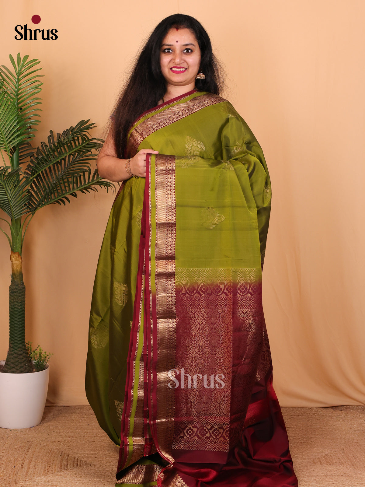DAS23015 - Softsilk-halfpure Saree - Shop on Shrus.com
