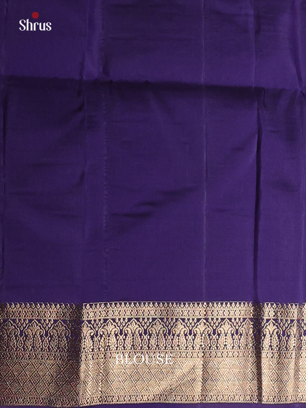 Dark Purple & Violet - Softsilk-halfpure Saree - Shop on Shrus.com