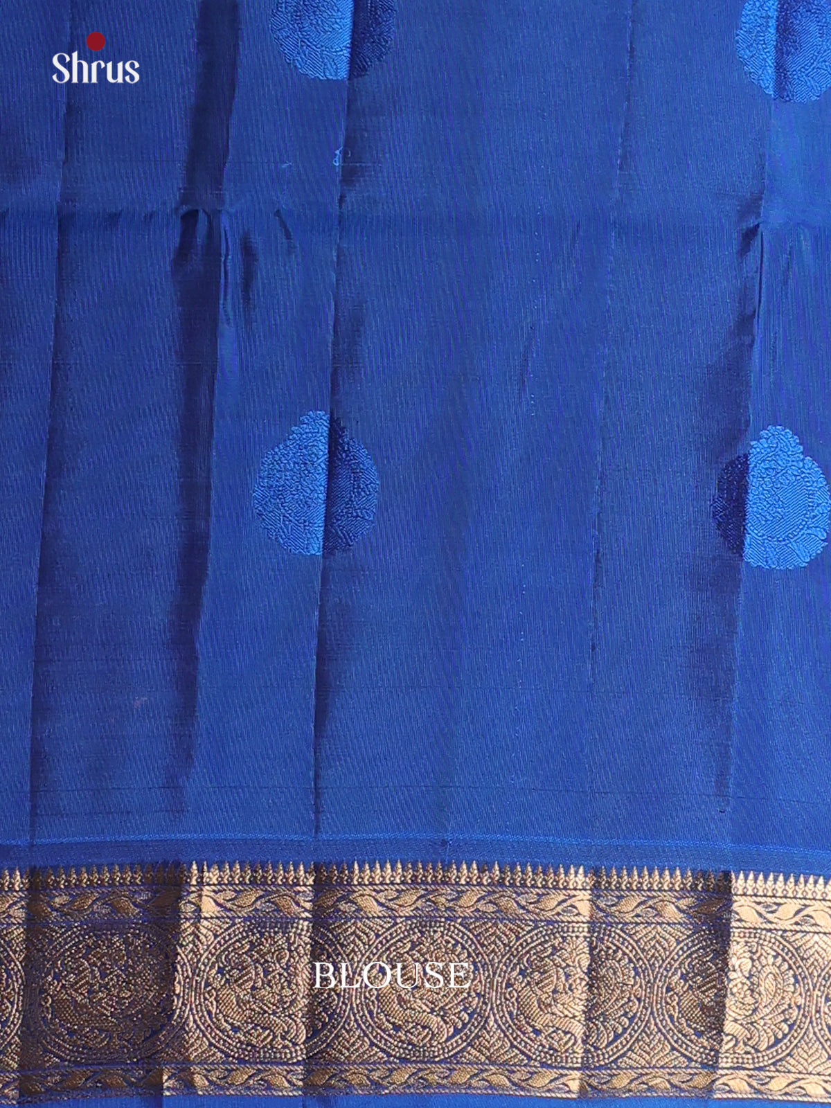 Green & Blue - Softsilk-halfpure Saree - Shop on Shrus.com