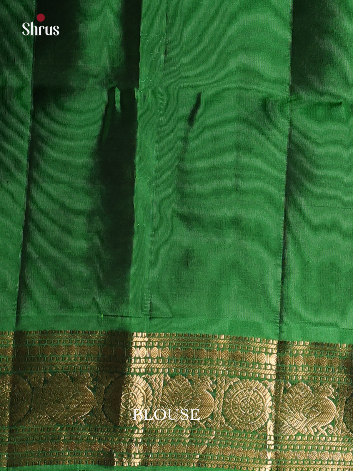 Maroon & Green - Softsilk-halfpure Saree - Shop on Shrus.com