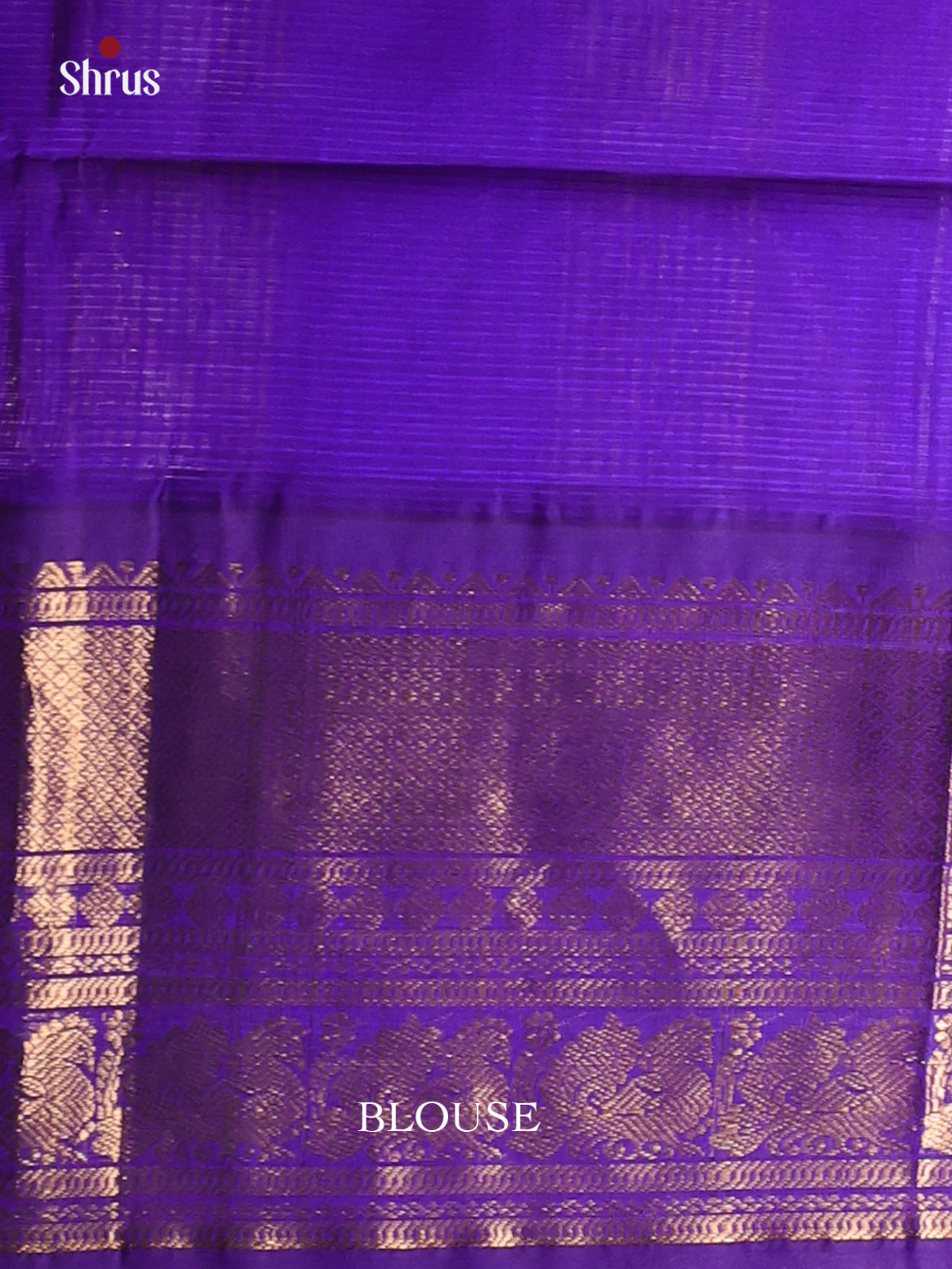 Pink & Violet - Silk Cotton Saree - Shop on Shrus.com