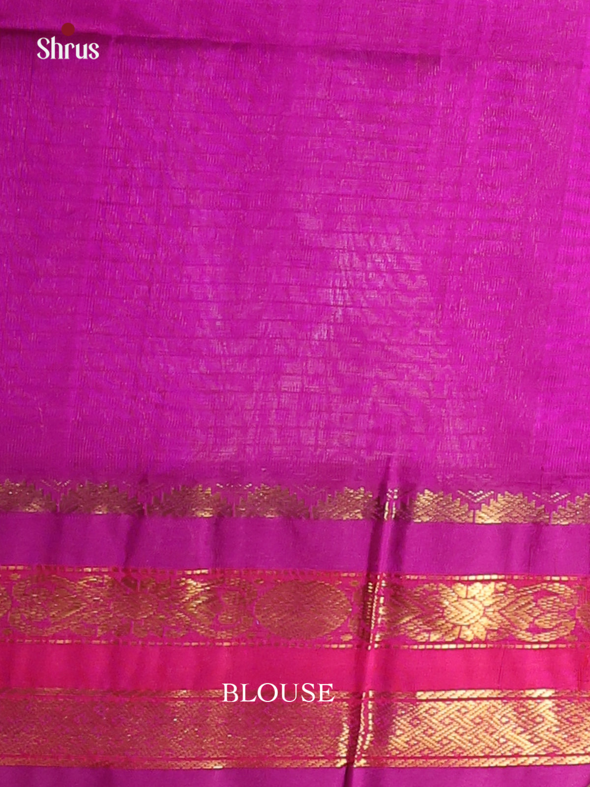Mustard & Majenta - Silk Cotton Saree - Shop on Shrus.com