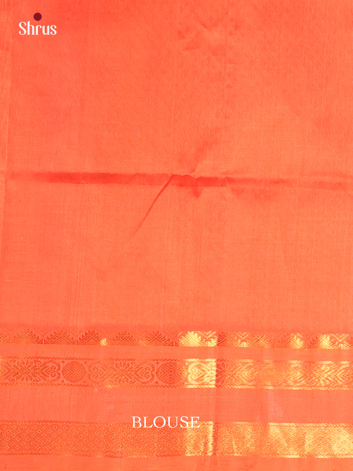 Violet & Orange - Silk Cotton Saree - Shop on Shrus.com