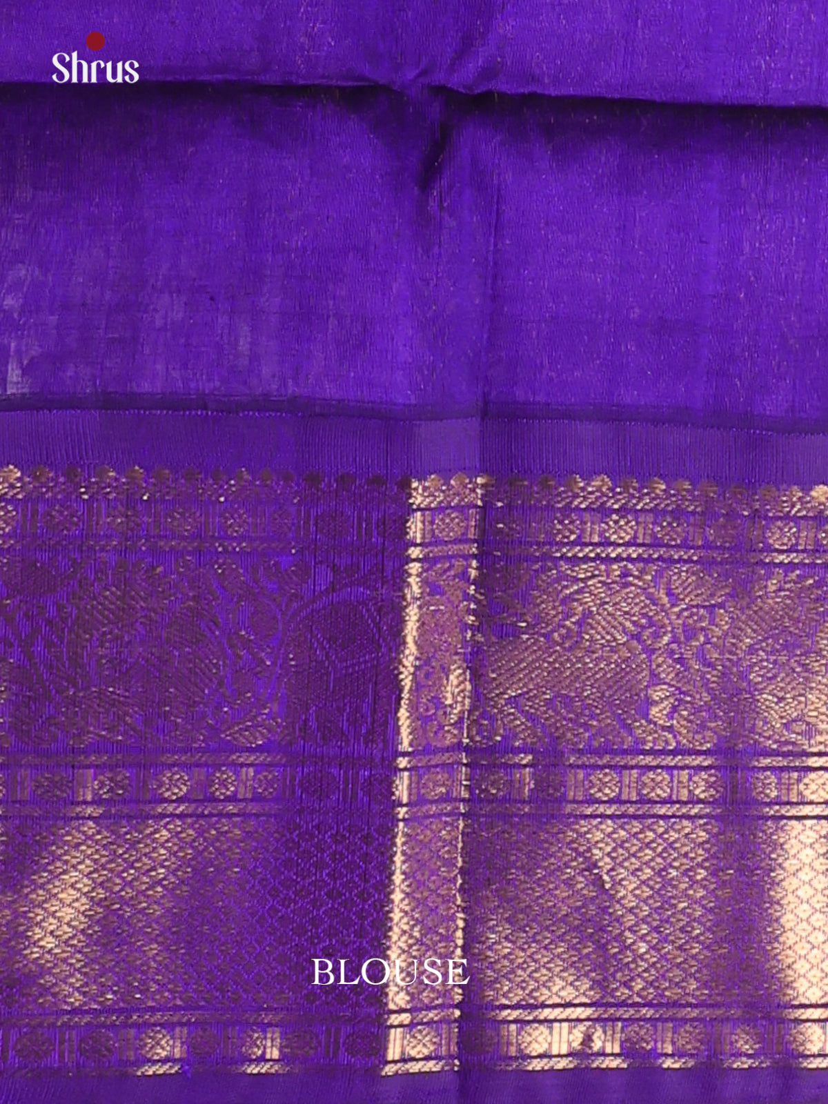 Dusty Pink & Violet - Silk Cotton Saree - Shop on Shrus.com