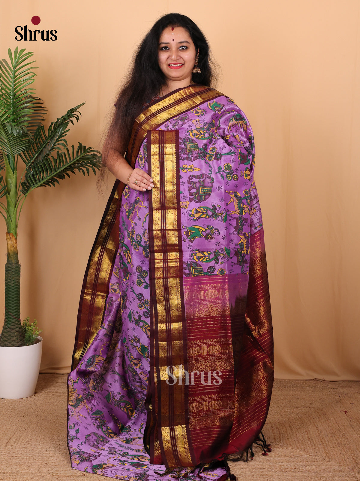 DAS24046 - Hindolam Saree - Shop on Shrus.com