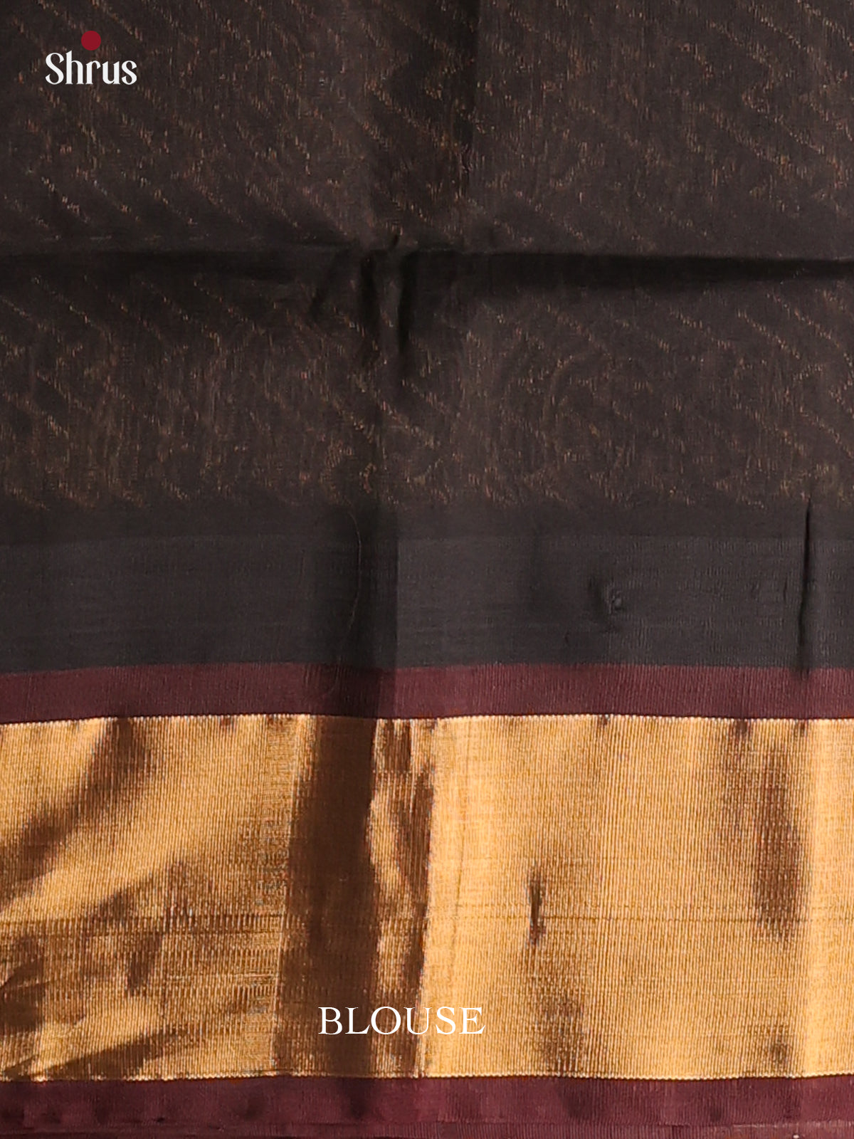 Cream & Brown - Hindolam Saree - Shop on Shrus.com