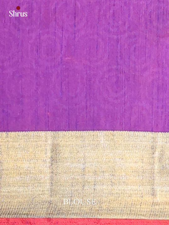 Pink & Purple - Semi Patola Saree - Shop on Shrus.com