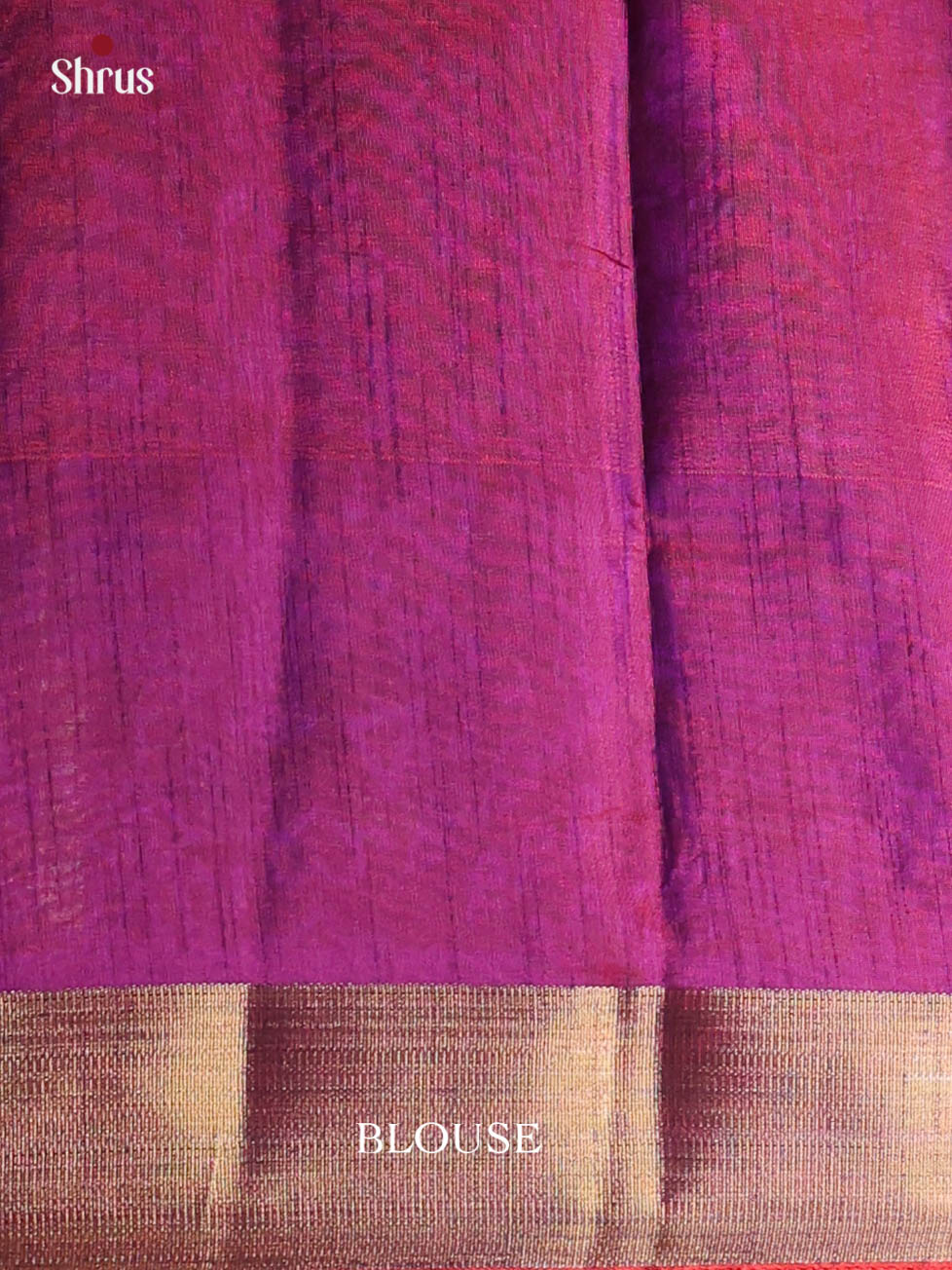 Pink & Purple - Semi Patola Saree - Shop on Shrus.com