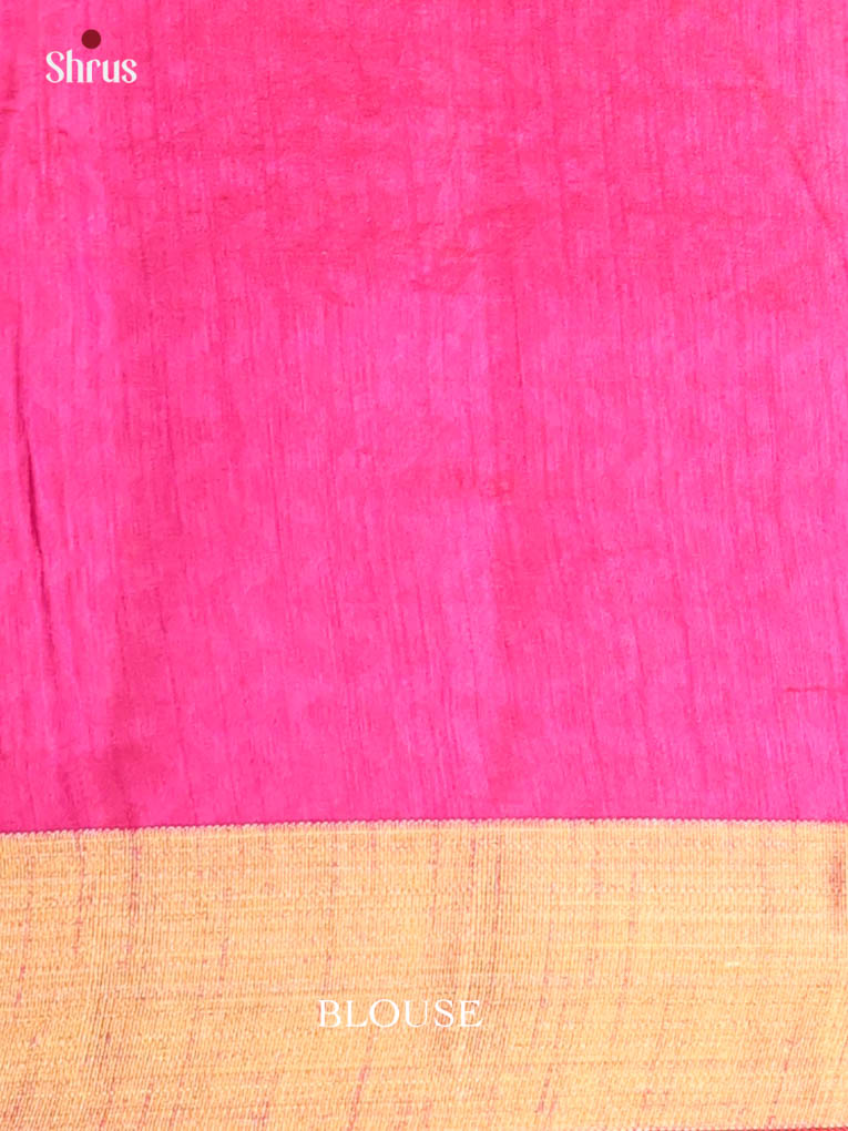 Peach & Pink - Semi Patola Saree - Shop on Shrus.com