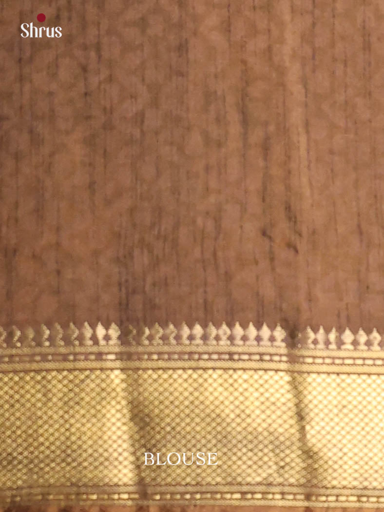 Mustard & Army Green- Semi Patola Saree - Shop on Shrus.com