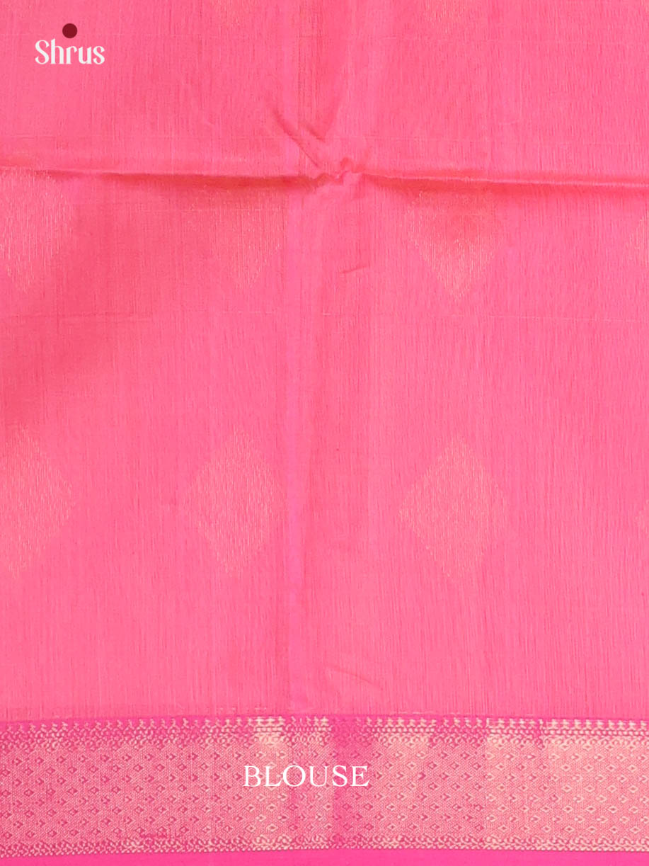Green & Pink - Maheshwari silkcotton Saree - Shop on Shrus.com