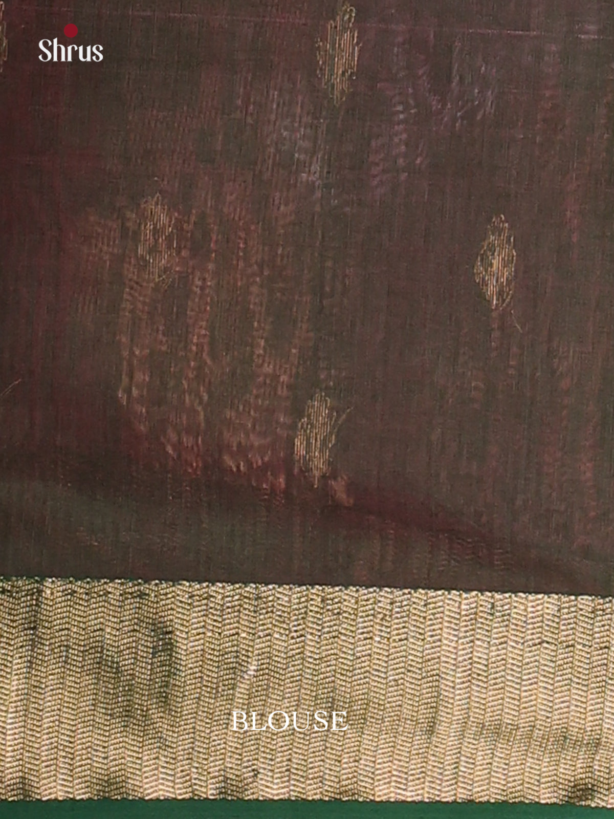 Red & Green- Maheshwari silkcotton Saree - Shop on Shrus.com