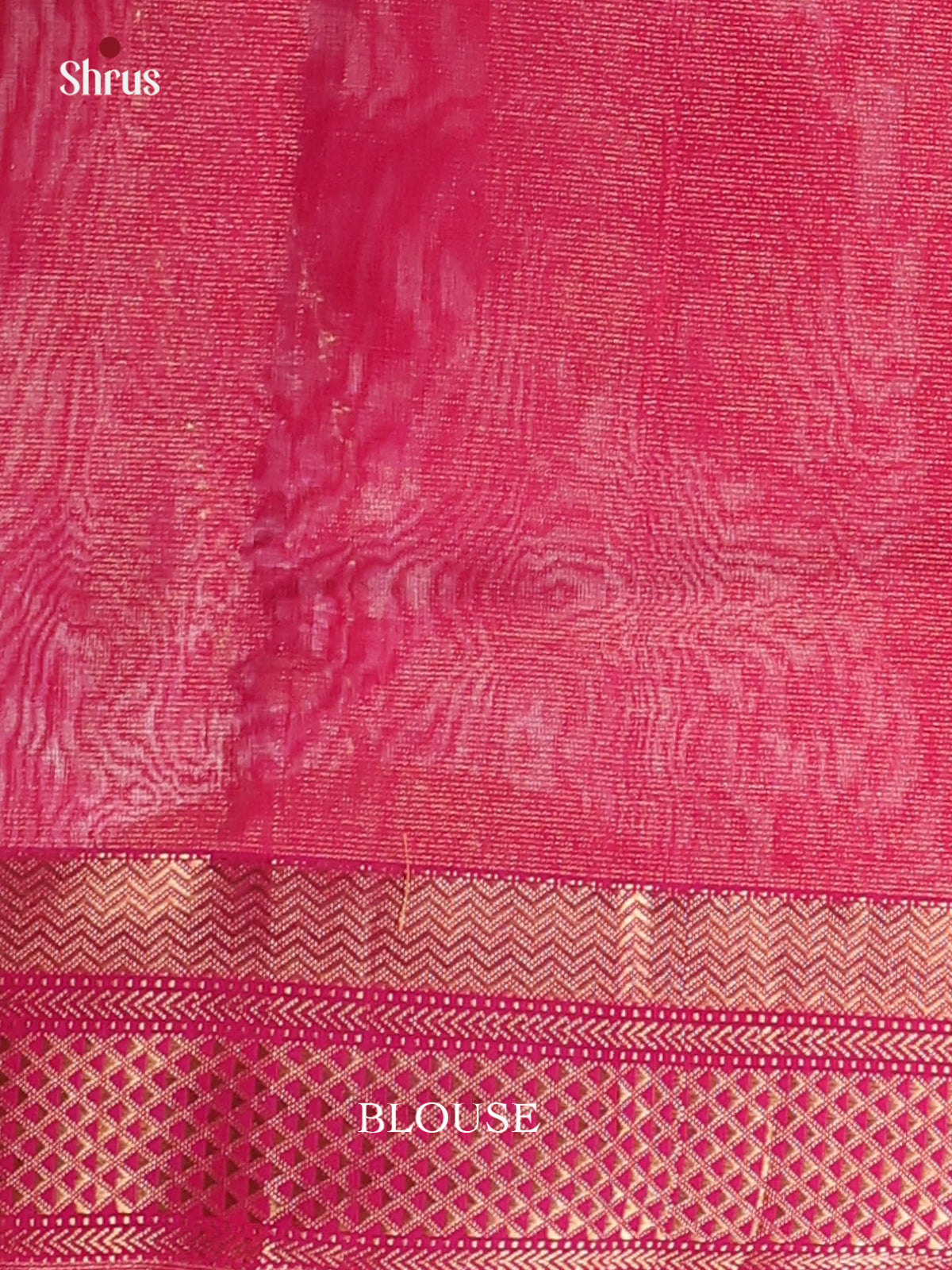 Red(single Tone) - Maheshwari silkcotton Saree - Shop on Shrus.com