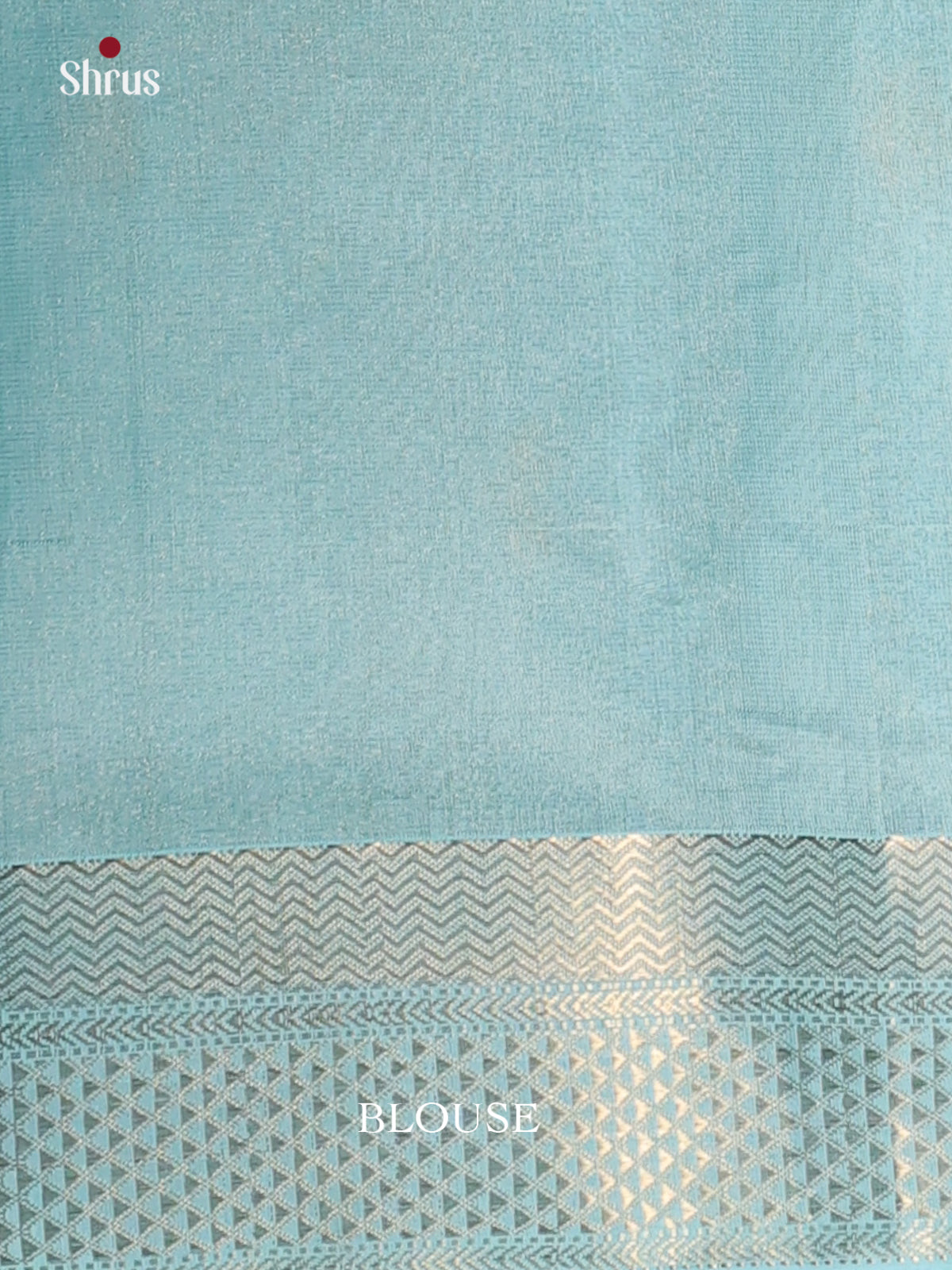 Lite Blue(Single Tone) - Maheshwari silkcotton Saree - Shop on Shrus.com