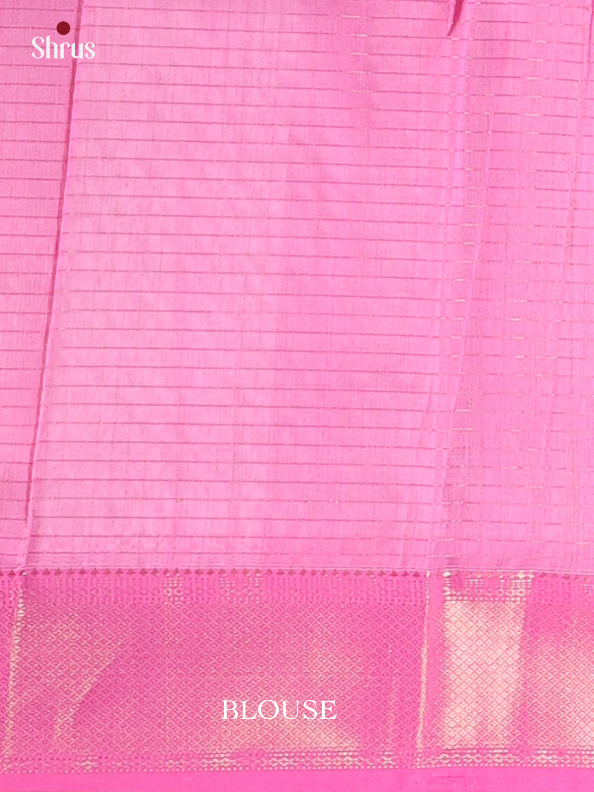 White  & Pink - Maheshwari silkcotton Saree - Shop on Shrus.com