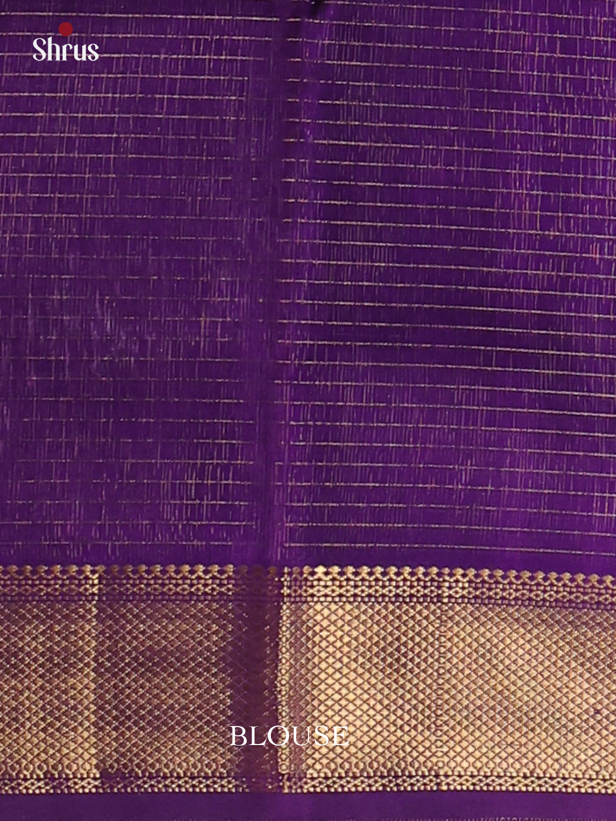 Green & Violet- Maheshwari silkcotton Saree - Shop on Shrus.com