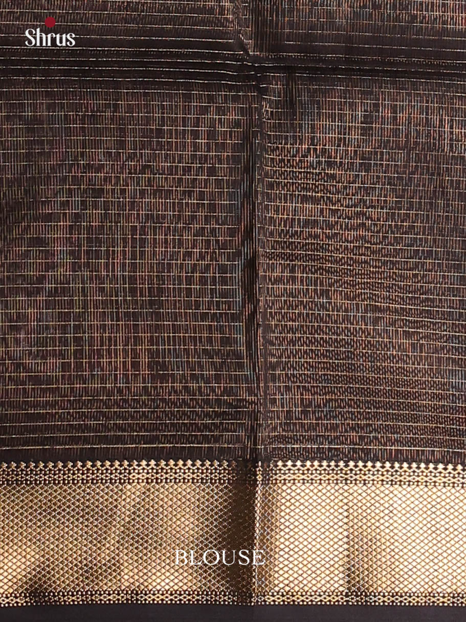 Maroon(Single Tone)- Maheshwari silkcotton Saree - Shop on Shrus.com