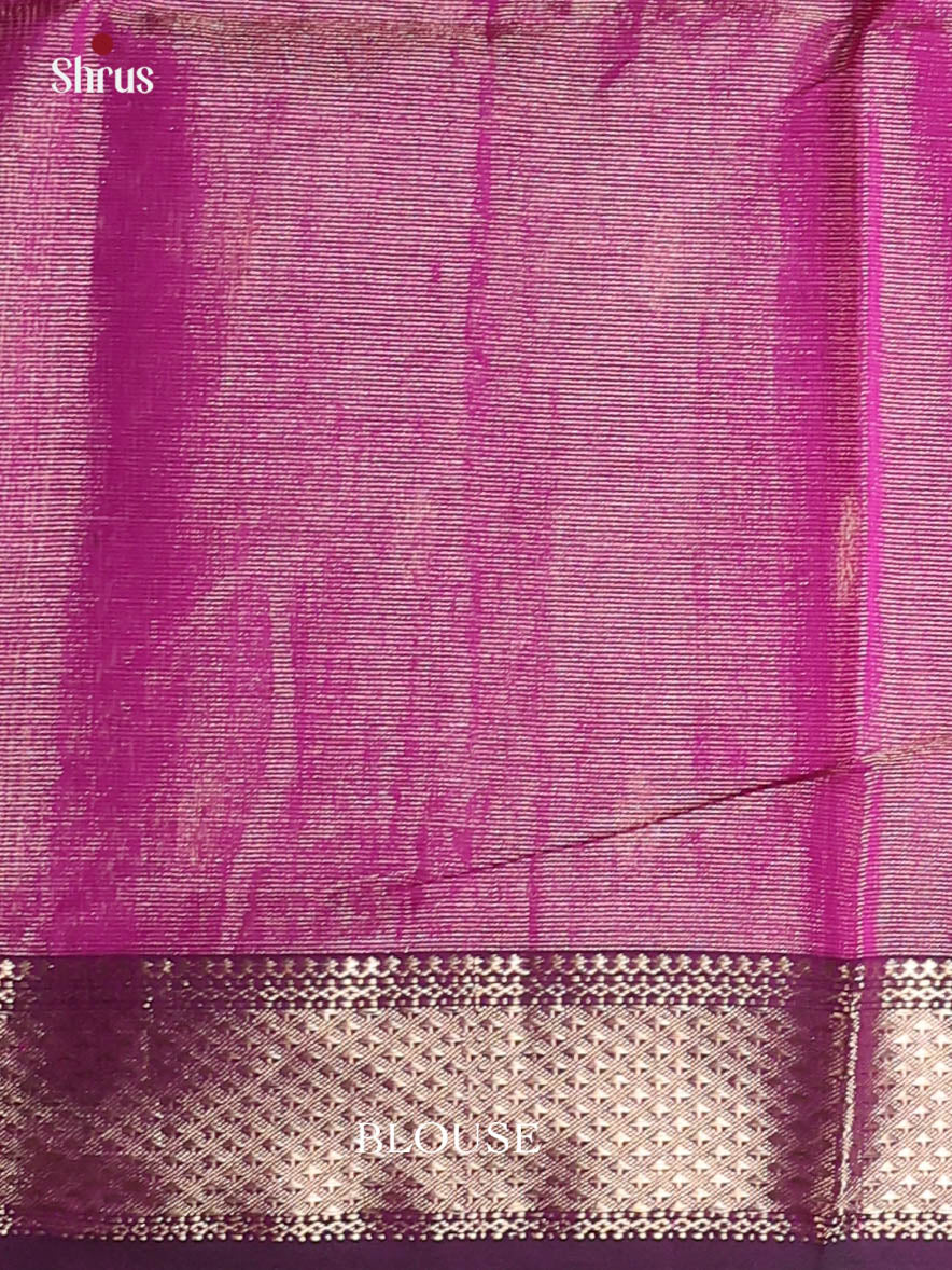 Purple & Violet - Maheshwari silkcotton Saree - Shop on Shrus.com