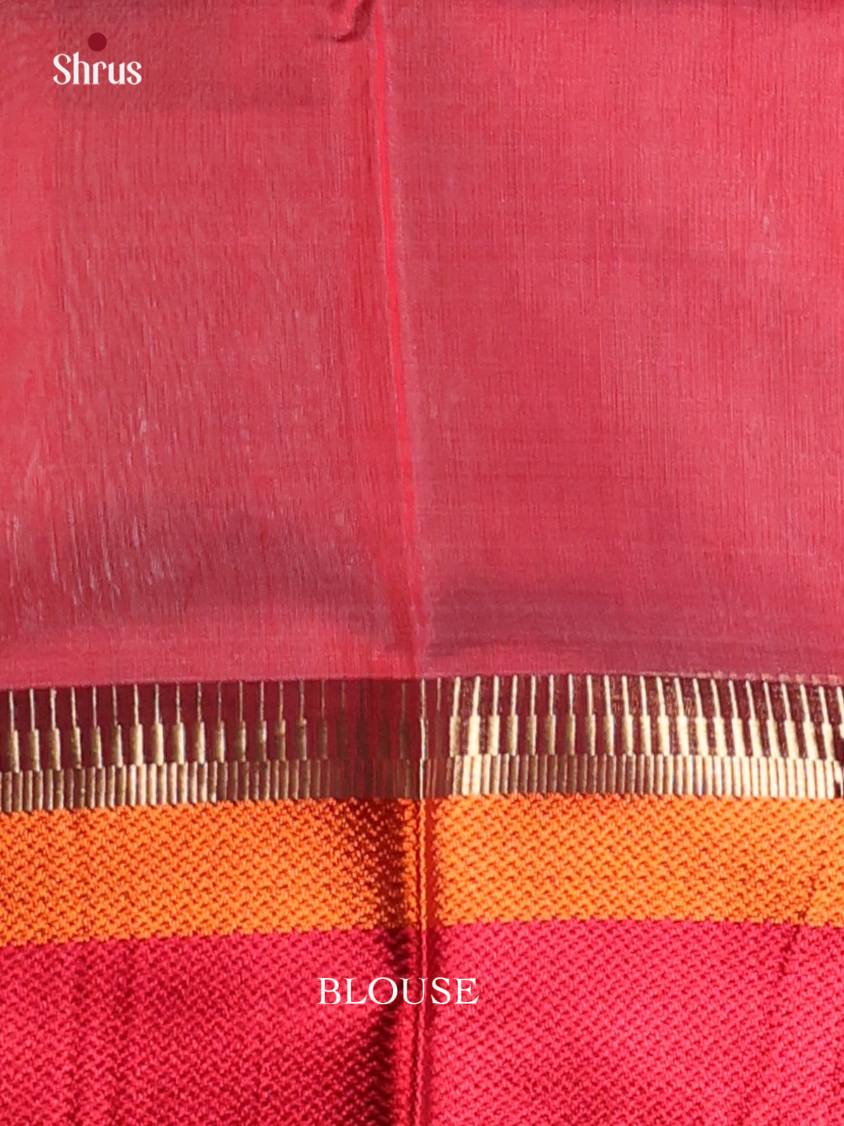 Pastel Green & Red- Maheshwari silkcotton Saree - Shop on Shrus.com