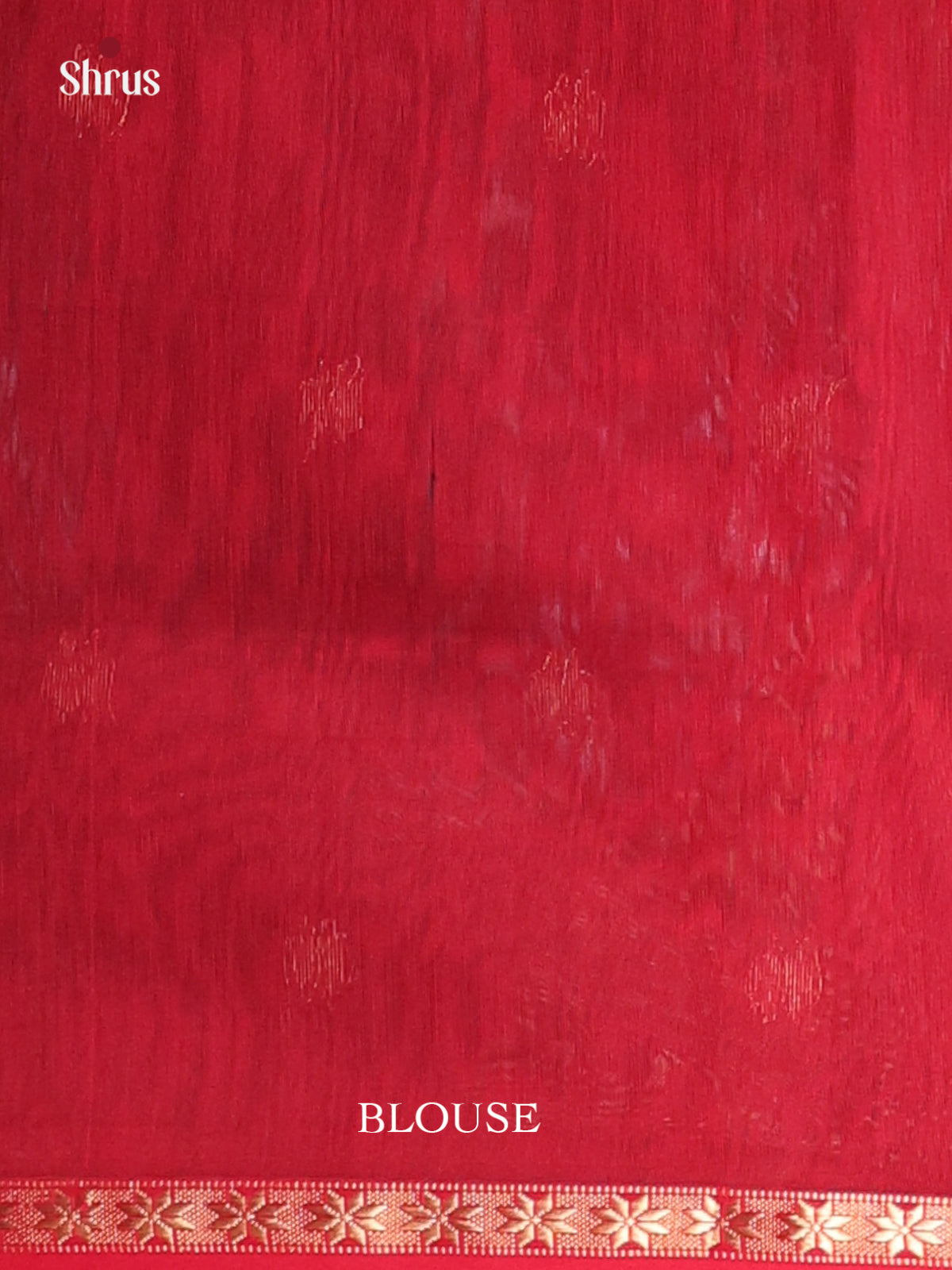 Green & Red- Maheshwari silkcotton Saree - Shop on Shrus.com