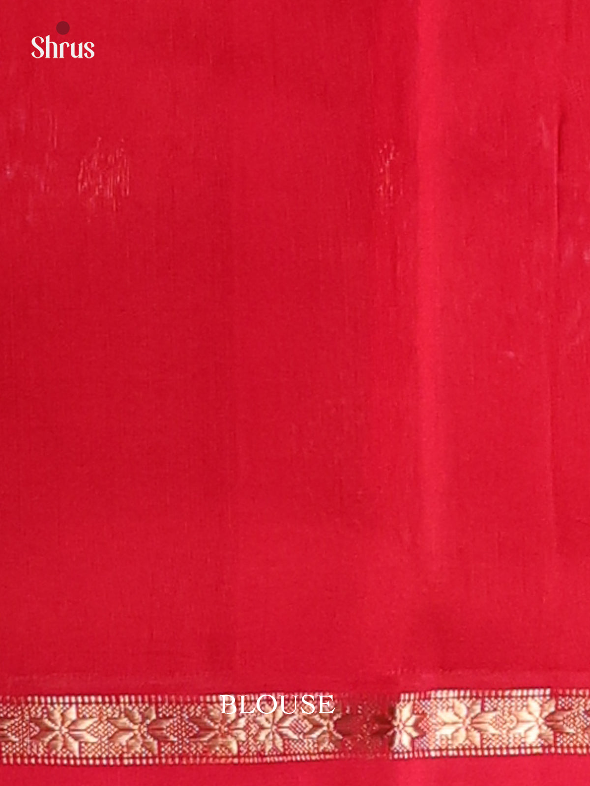 Orange & Red - Maheshwari silkcotton Saree - Shop on Shrus.com
