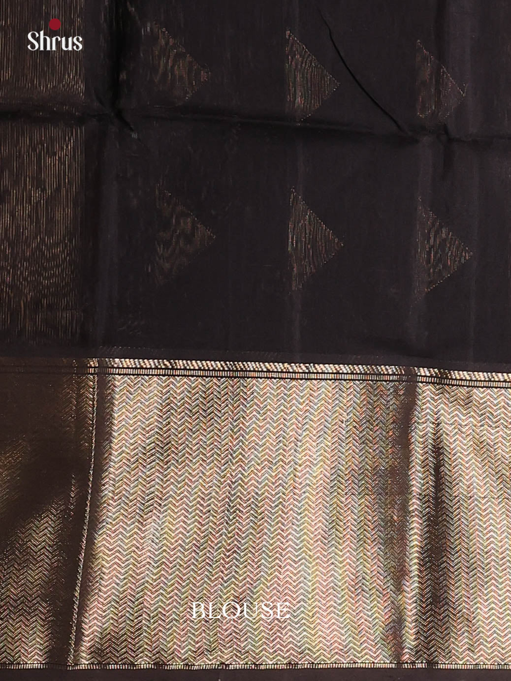 Black(Single Tone) - Maheshwari silkcotton Saree - Shop on Shrus.com