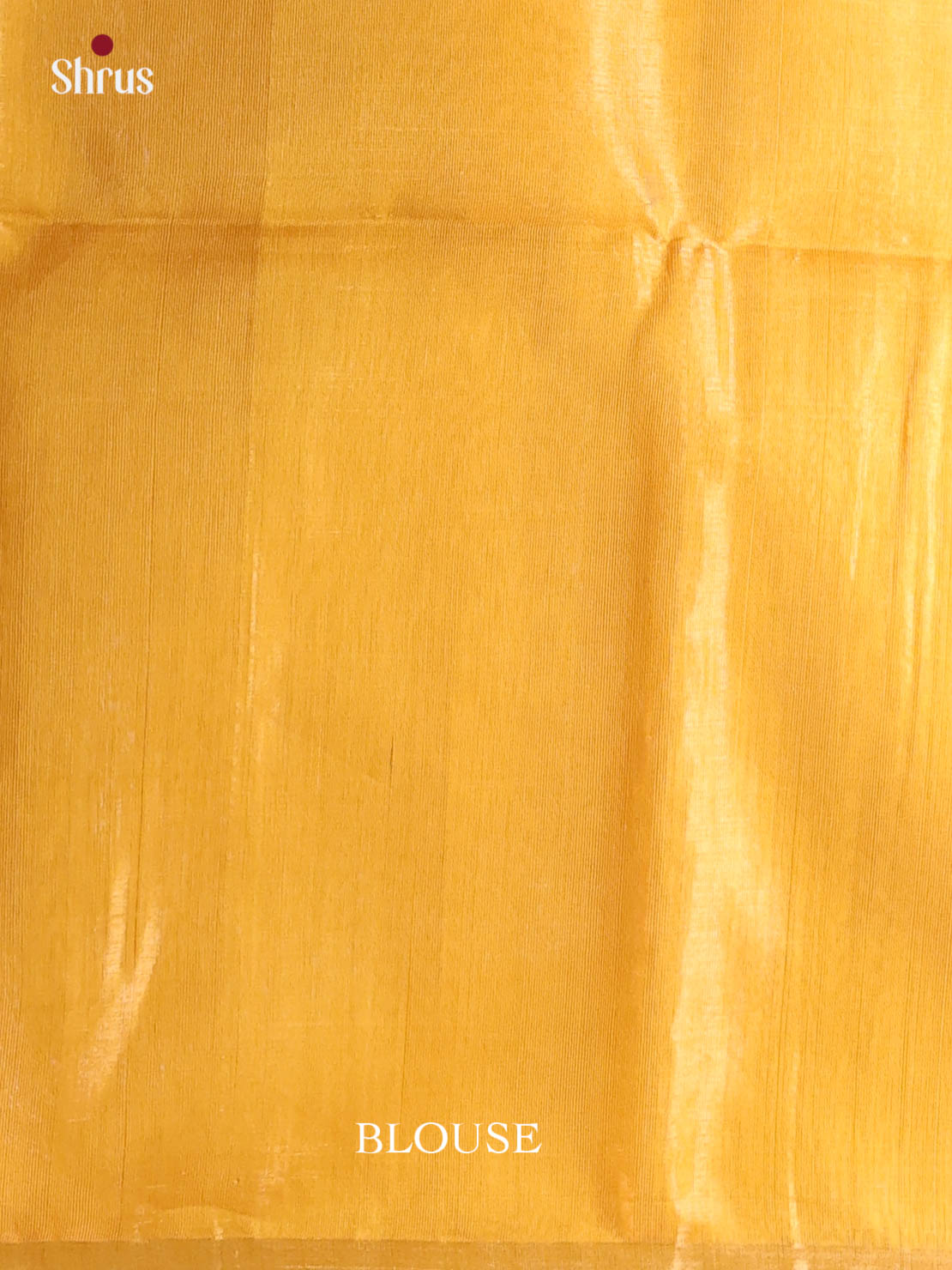 Yellow(Single Tone) - Maheshwari silkcotton Saree - Shop on Shrus.com