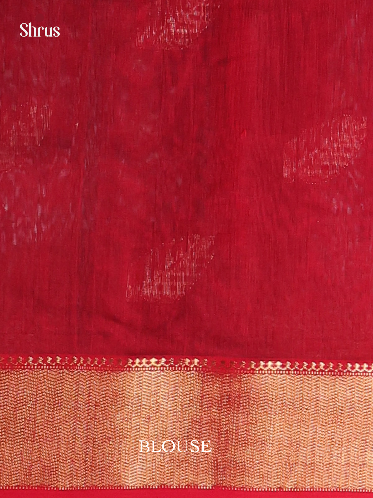 Green & Red - Maheshwari silkcotton Saree - Shop on Shrus.com