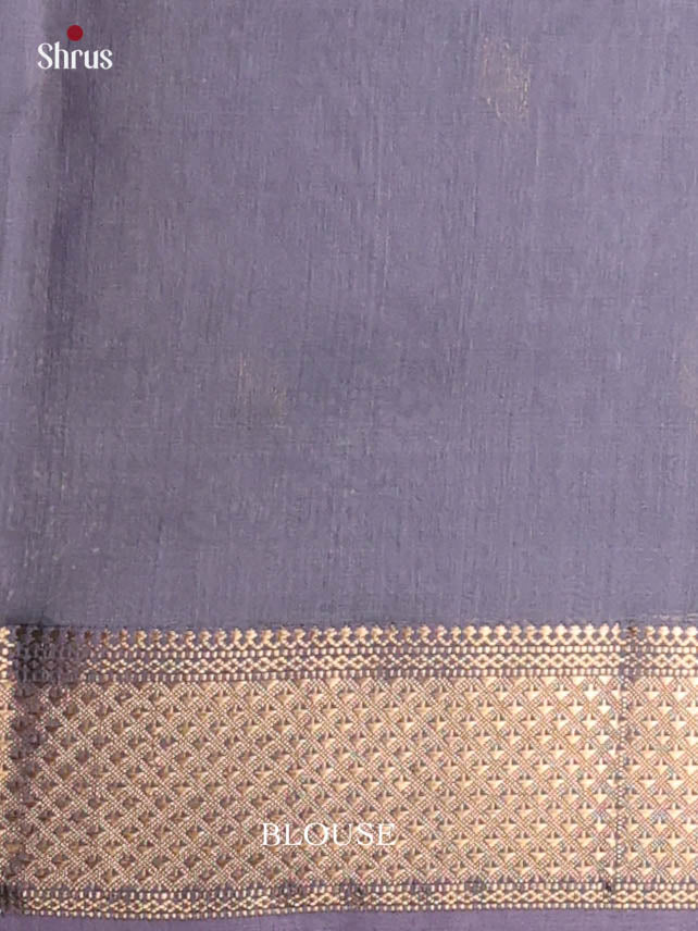 Pastel Green & Grey - Maheshwari silkcotton Saree - Shop on Shrus.com