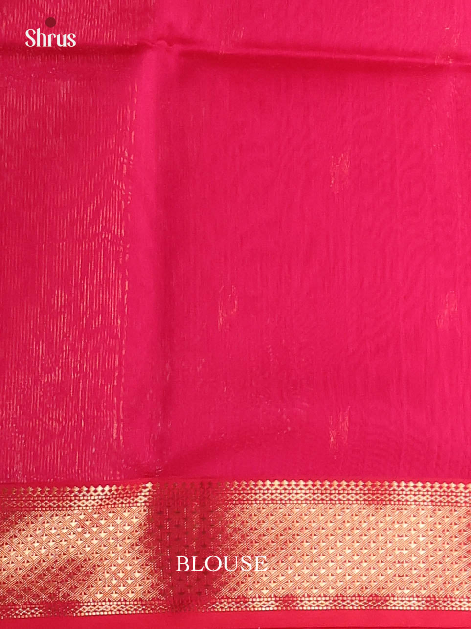 Pink(single Tone)- Maheshwari silkcotton Saree - Shop on Shrus.com