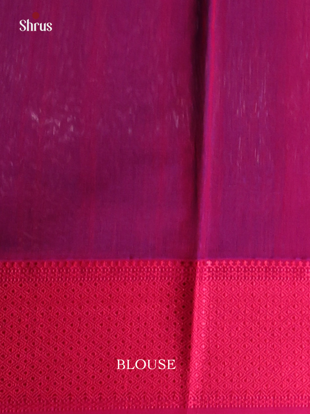 Blue & Pink - Maheshwari silkcotton Saree - Shop on Shrus.com