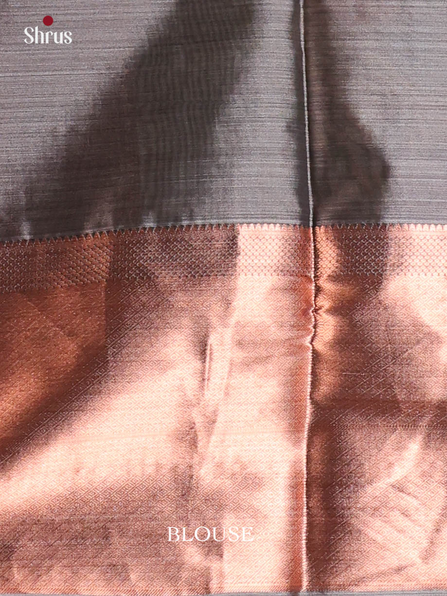 Brown & Maroon - Kanchipuram-halfpure Saree - Shop on Shrus.com