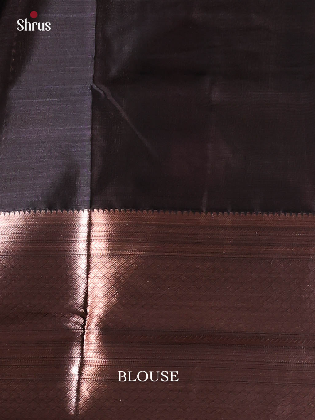 Purple & Blue - Kanchipuram-halfpure Saree - Shop on Shrus.com