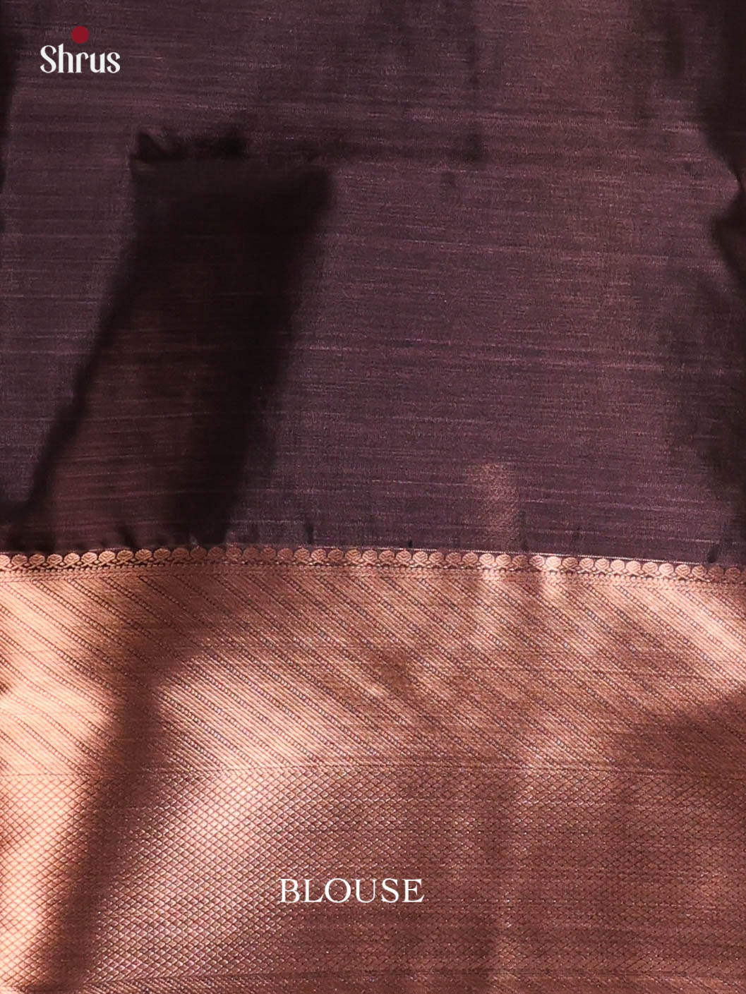 Red & Brown- Kanchipuram-halfpure Saree - Shop on Shrus.com