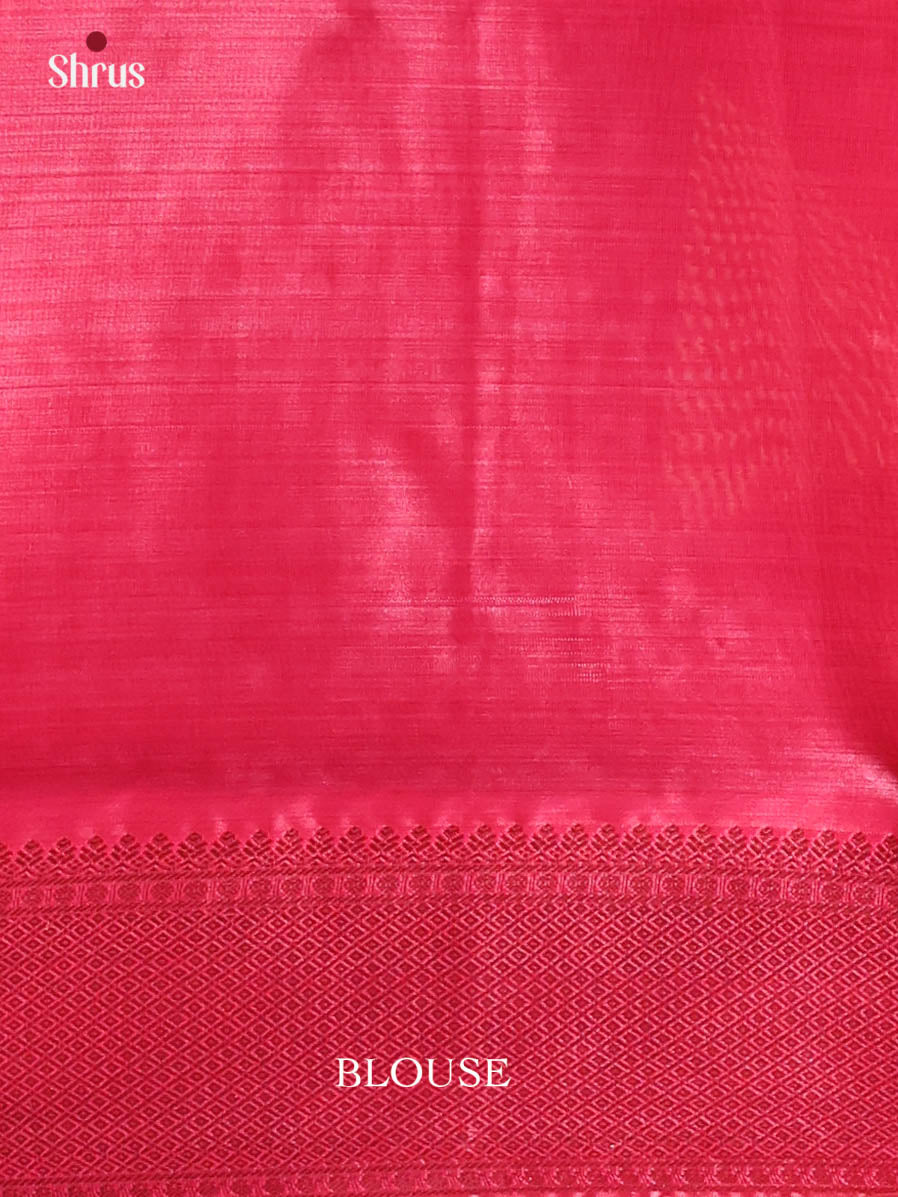 Double Shaded Gold green & Pink - Kanchipuram-halfpure Saree - Shop on Shrus.com