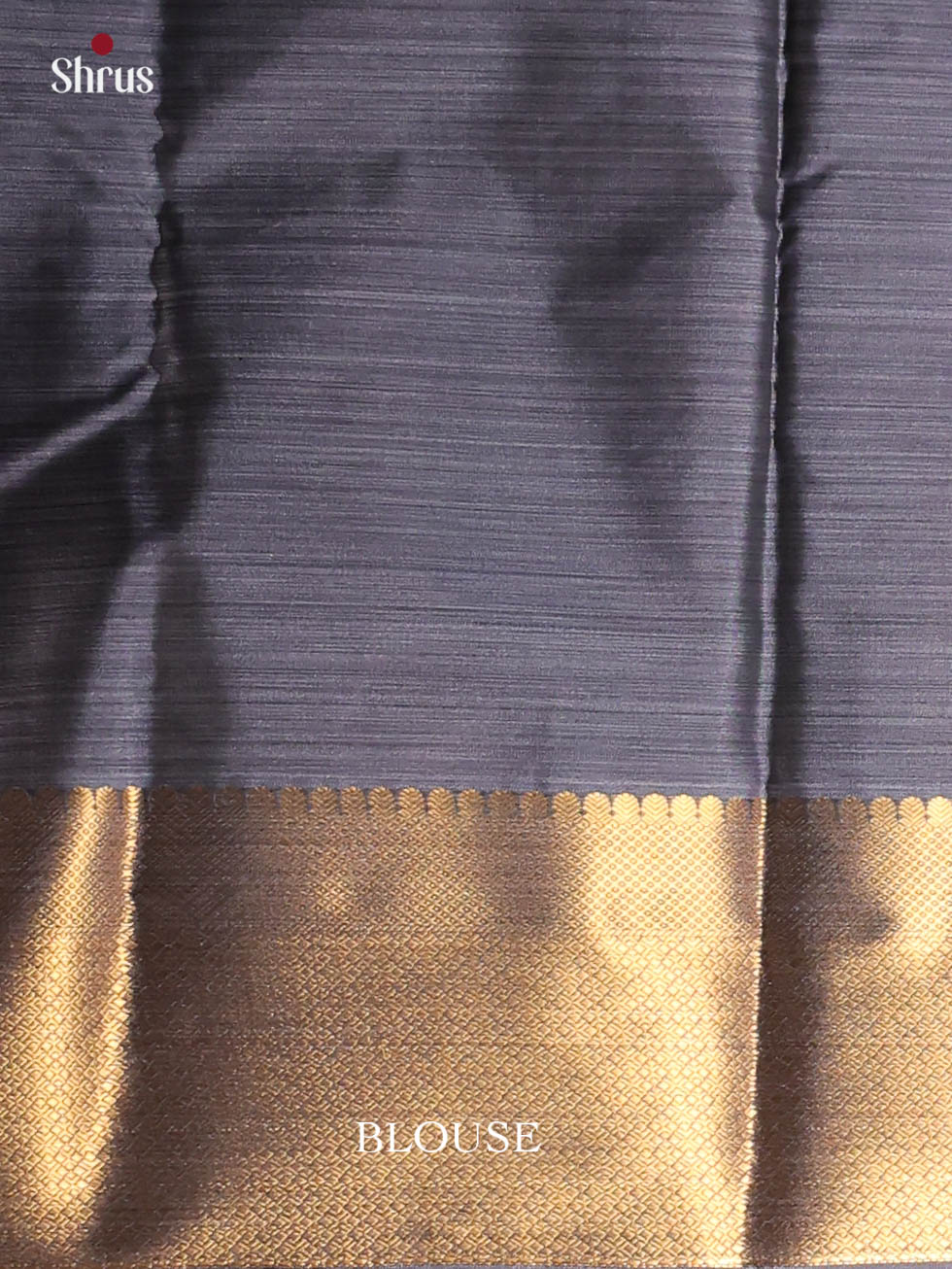 Green & Black- Kanchipuram-halfpure Saree - Shop on Shrus.com