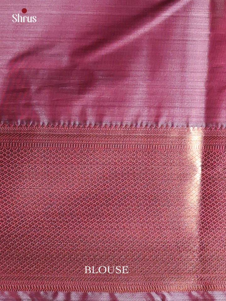 Pink & Purple- Kanchipuram-halfpure Saree - Shop on Shrus.com