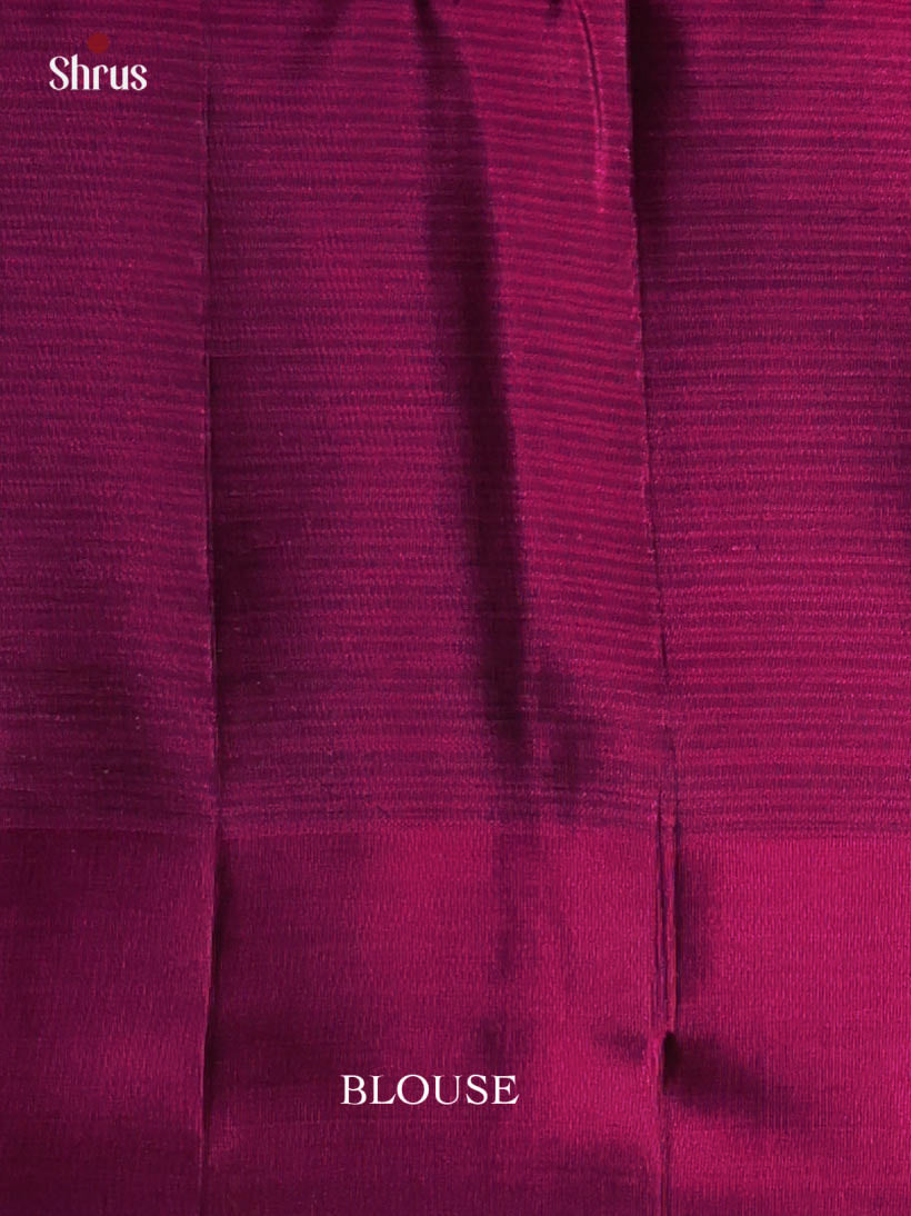 Peacock Green & Purple - Softsilk-halfpure Saree - Shop on Shrus.com