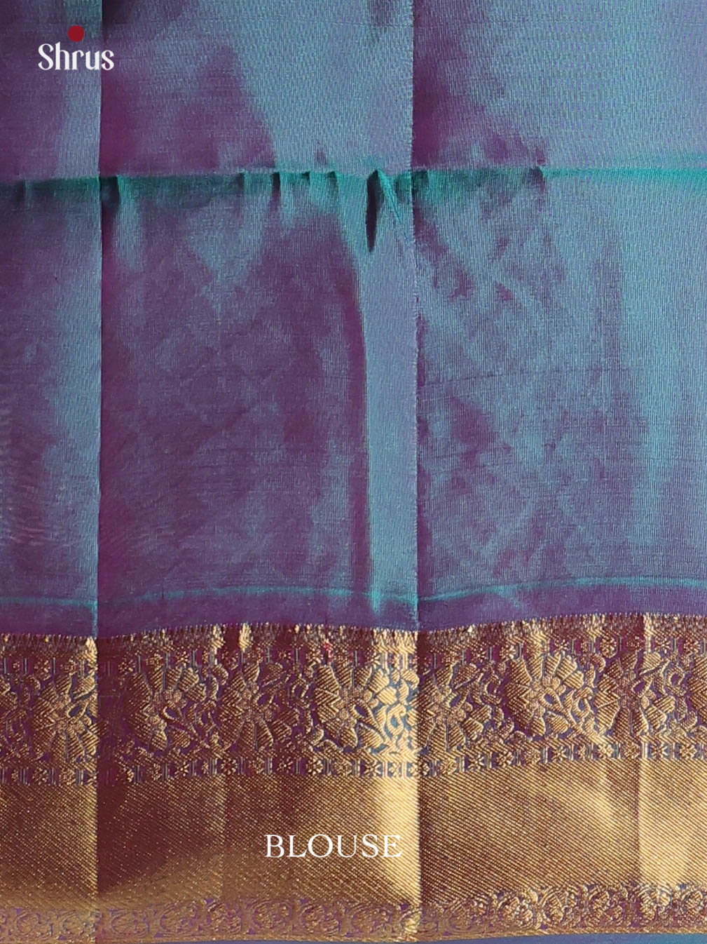 Pink & Blue - Softsilk-halfpure Saree - Shop on Shrus.com