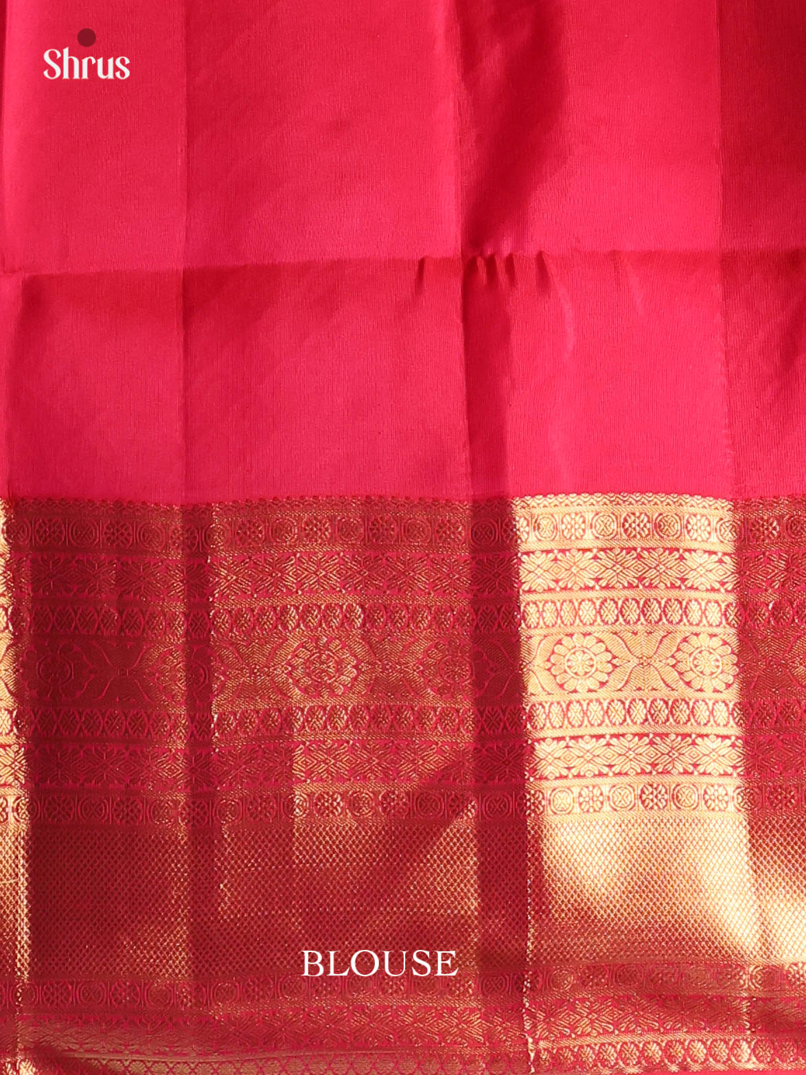 Pink & Red - Softsilk-halfpure Saree - Shop on Shrus.com