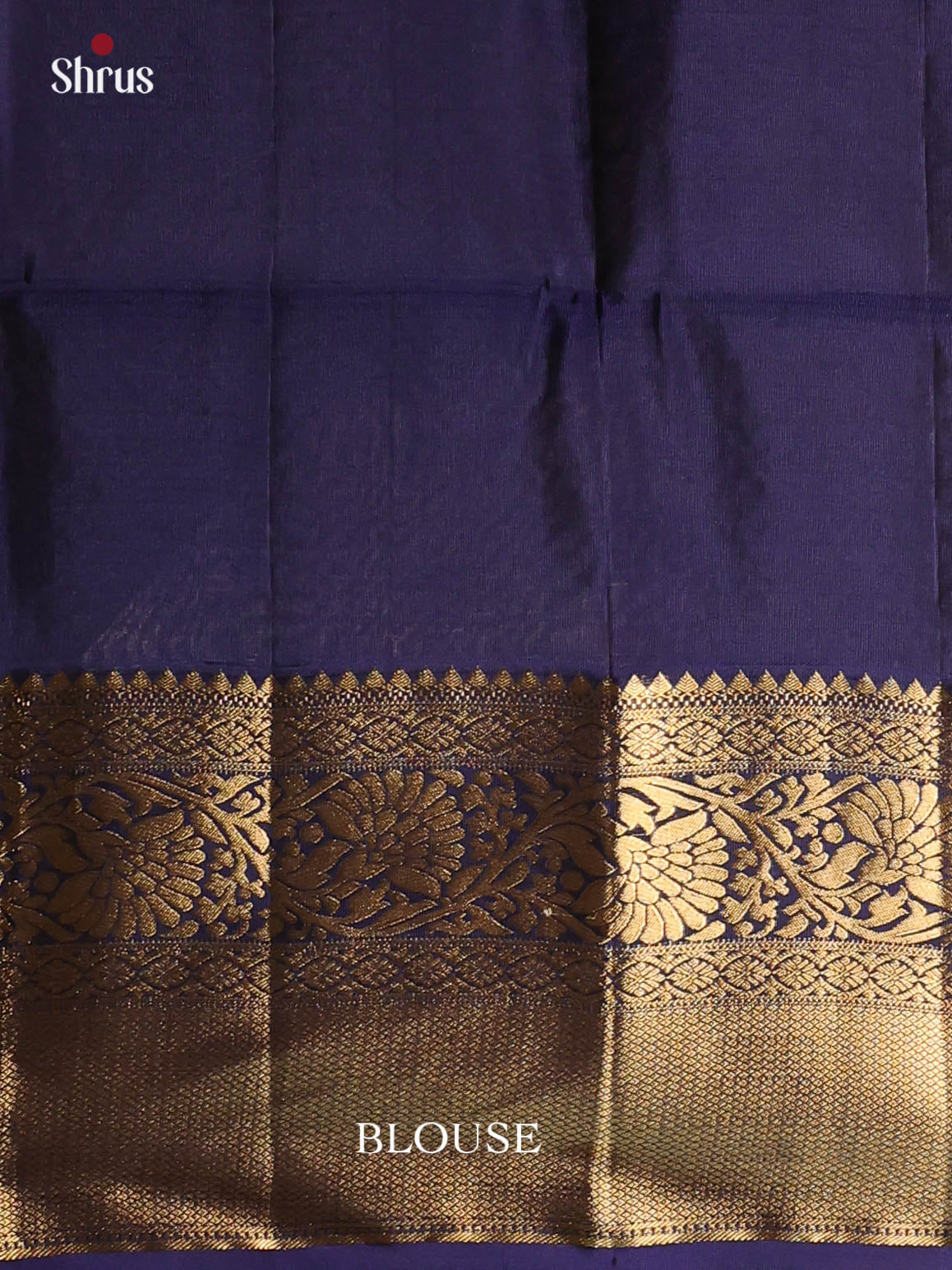 Orange & Blue - Softsilk-halfpure Saree - Shop on Shrus.com