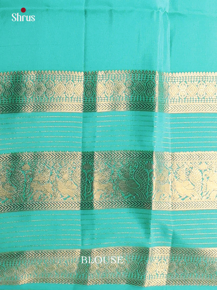 Pista Green & Green - Softsilk-halfpure Saree - Shop on Shrus.com