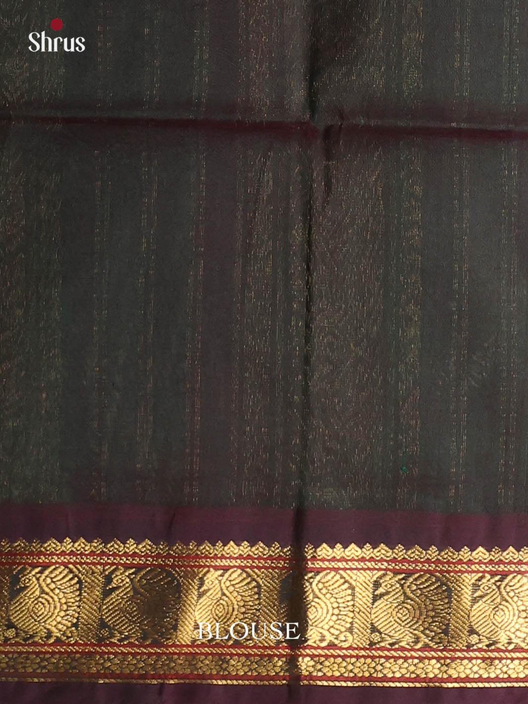 Lilac & Brown - Silk Cotton Saree - Shop on Shrus.com