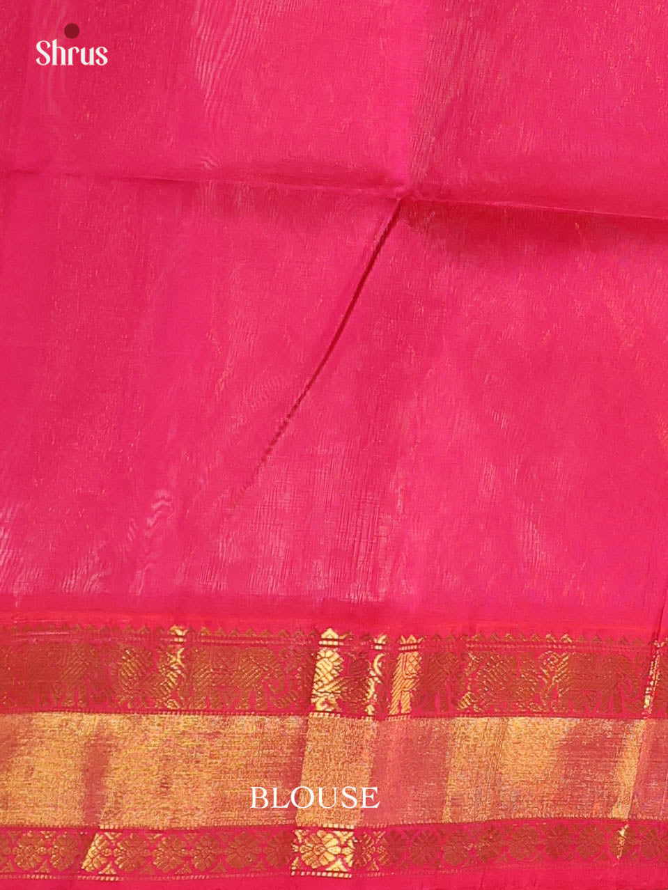 Double Shaded Blue & Maroon- Silk Cotton Saree - Shop on Shrus.com