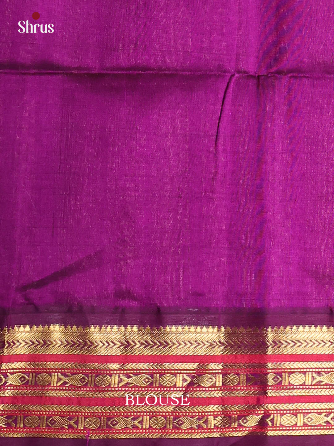 Green & Purple - Silk Cotton Saree - Shop on Shrus.com