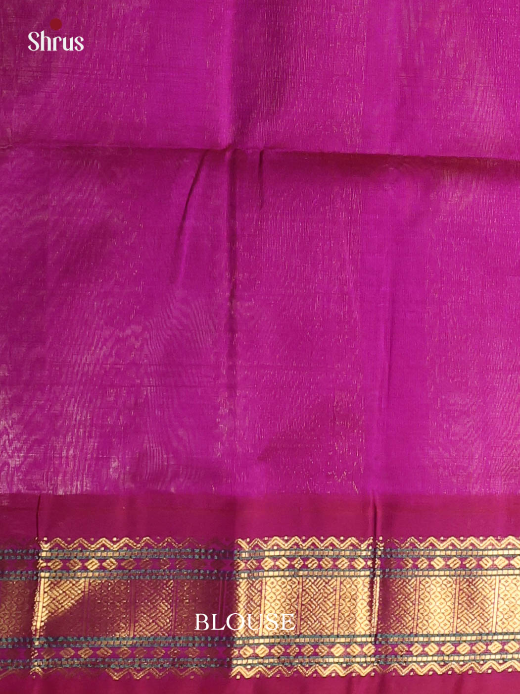 Dark Mustard & Purple - Silk Cotton Saree - Shop on Shrus.com