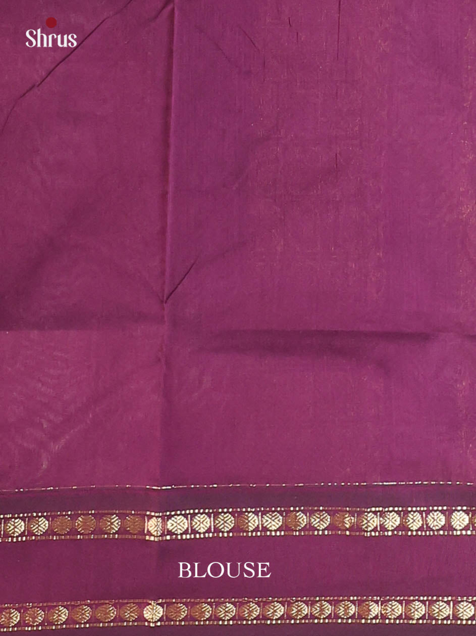 Green & Violet - Kalyani Cotton Saree - Shop on Shrus.com