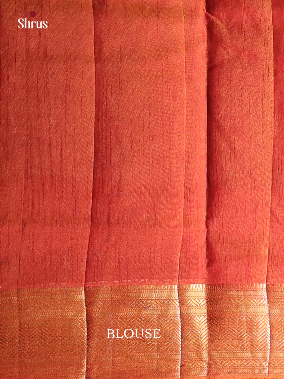 Double Shaded Purple & Brick Orange - Semi Patola Saree - Shop on Shrus.com